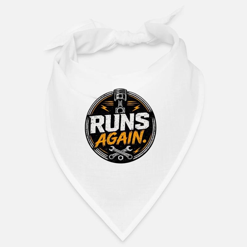 Runs Again Engine Revival Badge Bandana