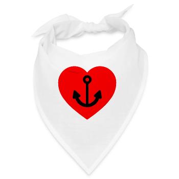 Segeln - Bandana - Weiß - Vorne
