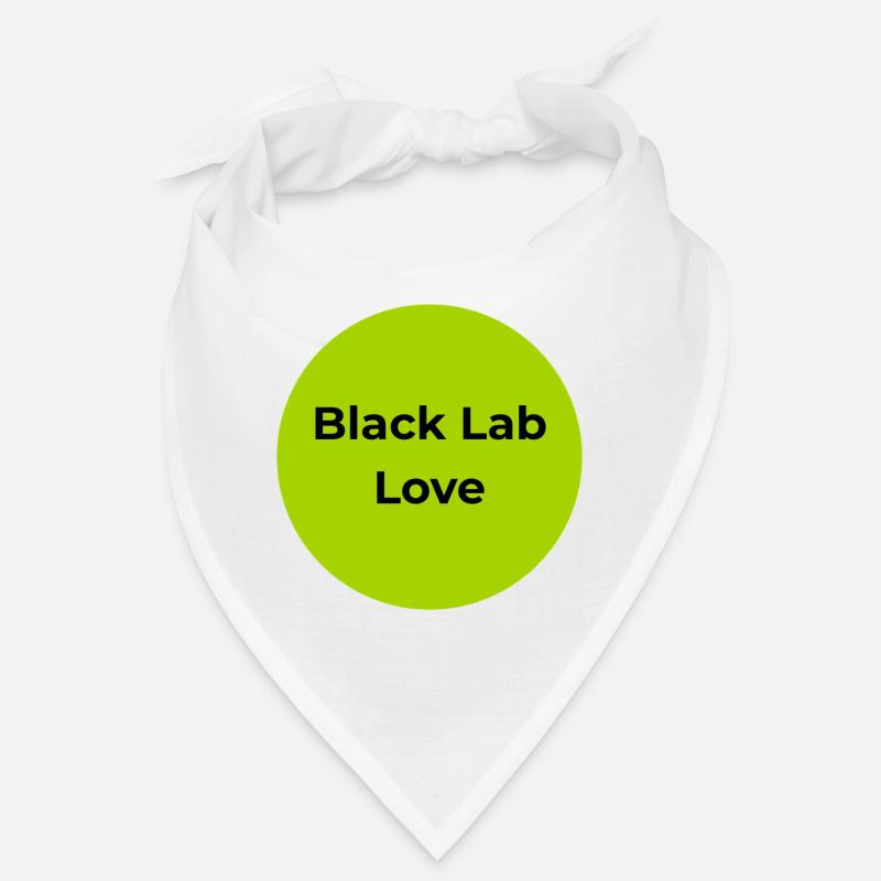 Black Lab Love Tee Bandana