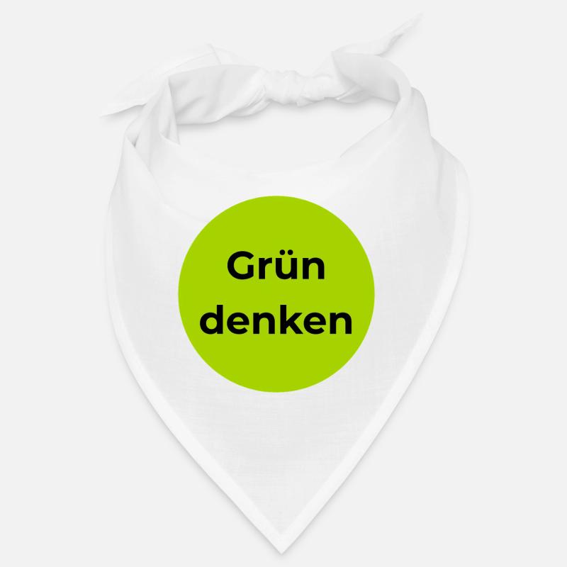 Cercle de fautes de frappe de la pensée verte Bandana