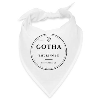 Gotha Thüringen Deutschland - Bandana - Weiß - Vorne