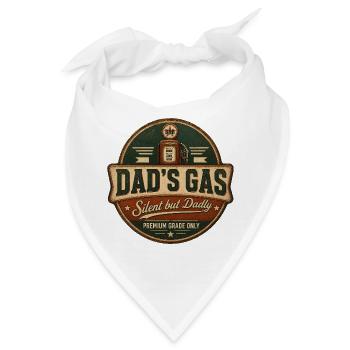 Papa Gaz – Stiller, aber furchteinflößender Jahrgang - Bandana - Weiß - Vorne