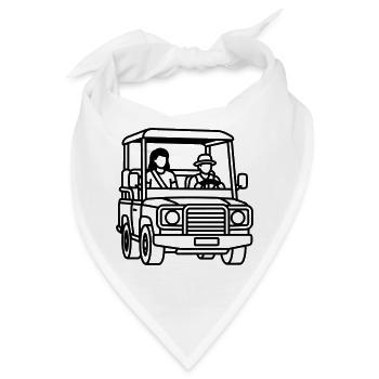 Safari - Bandana - Weiß - Vorne