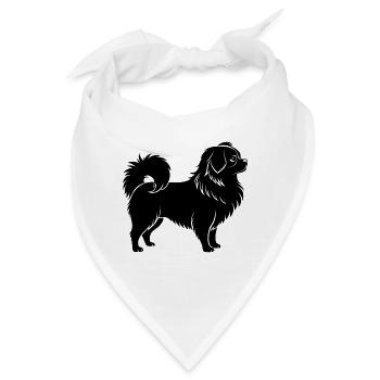 Pekinger - Bandana - Weiß - Vorne