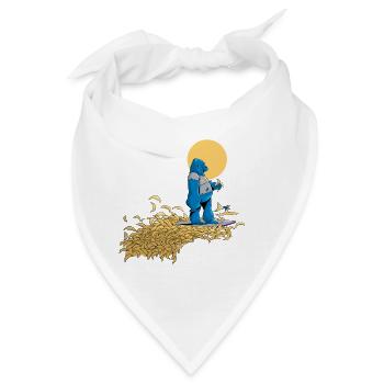 Banana Dream (ohne Text) - Bandana - Weiß - Vorne