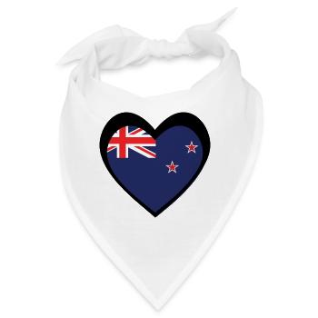 Ngākau Pango Aotearoa - Bandana - Weiß - Vorne