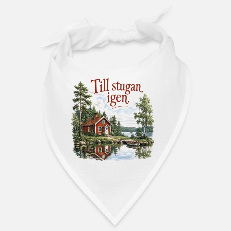 De Retour au Chalet Nostalgie Suédoise Bandana