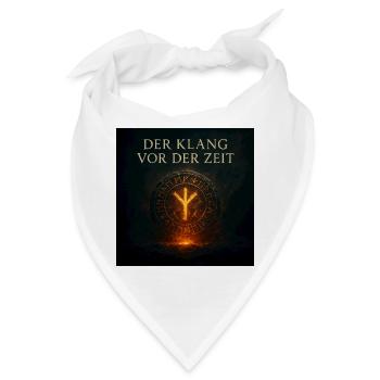 Der Klang vor der Zeit - Bandana - Weiß - Vorne