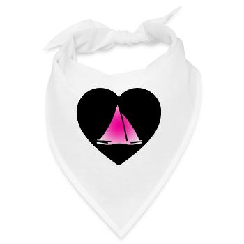Segeln - Bandana - Weiß - Vorne
