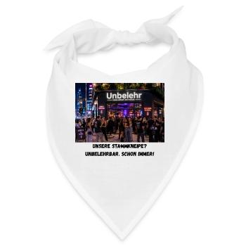 Unbelehr-Bar - Bandana - Weiß - Vorne