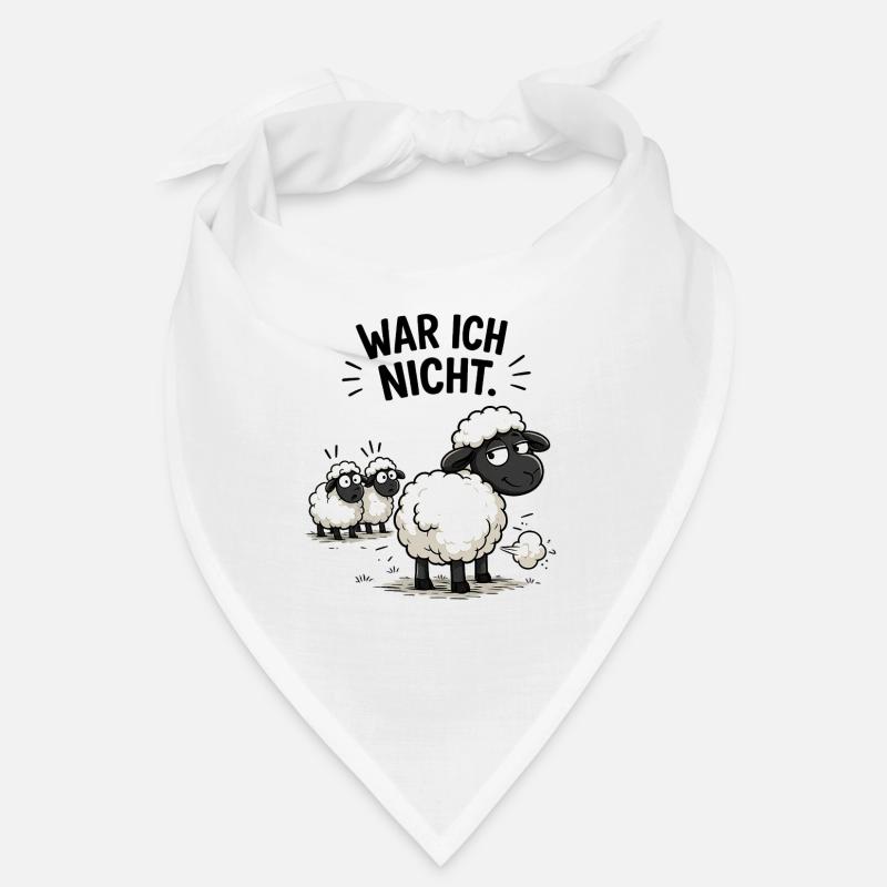 Wolkige Schäfchen Parade Bandana