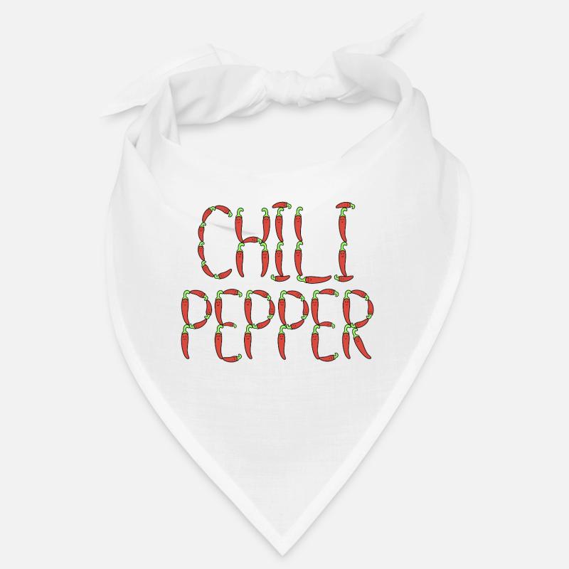 Chili pepper typography Bandana