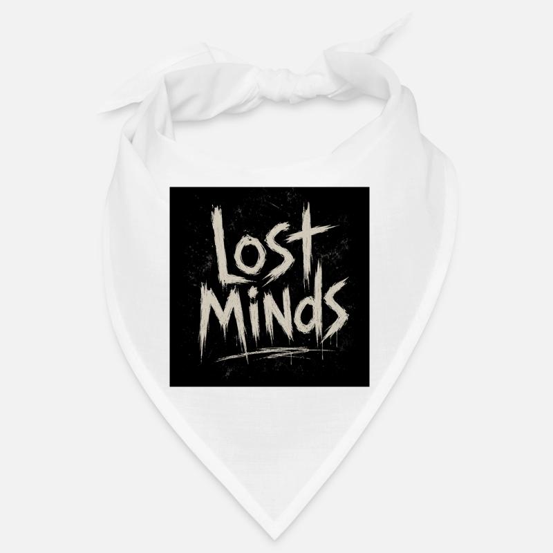 Lost Minds Grunge-Buchstaben Bandana