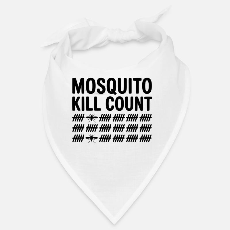 Compte de la mort de moustiques Camping drôle Bandana