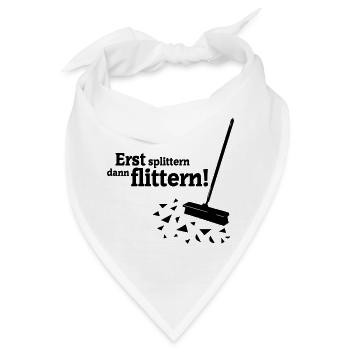 Polterabend - Bandana - Weiß - Vorne