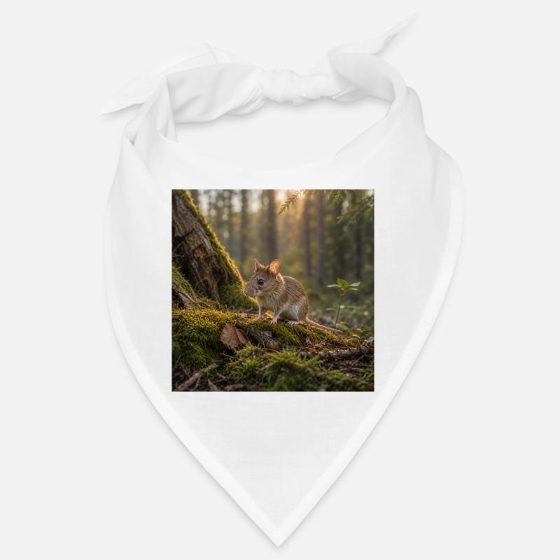 Waldmaus / Maus in der Abendsonne Bandana