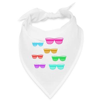 Sonnenbrillen - Bandana - Weiß - Vorne
