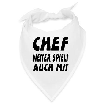 Chef - Bandana - Weiß - Vorne