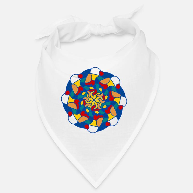 Bright Kaleidoscope Mandala Bandana