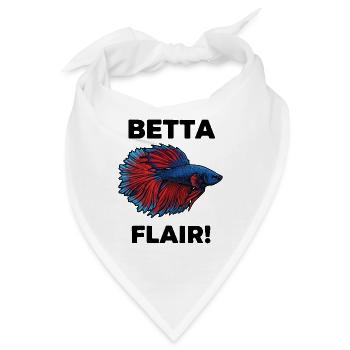 Kampffisch-Betta-Flair-Aquarium - Bandana - Weiß - Vorne