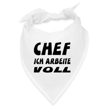 Chef - Bandana - Weiß - Vorne