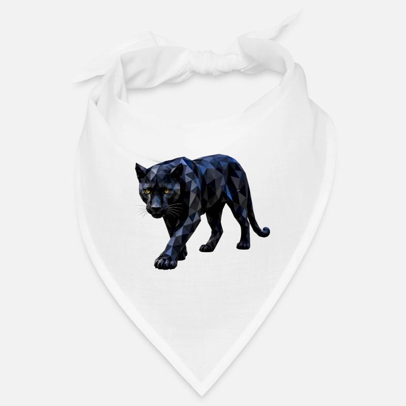 Polygon-Panther - Bandana - Weiß