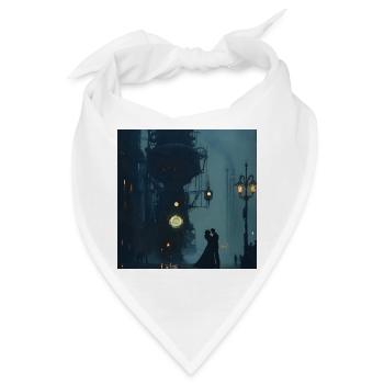 Dampferromantik im Nebel - Bandana - Weiß - Vorne