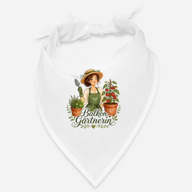 Balkon Gärtnerin Bandana