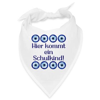 Nazar Auge Schulkind - Bandana - Weiß - Vorne