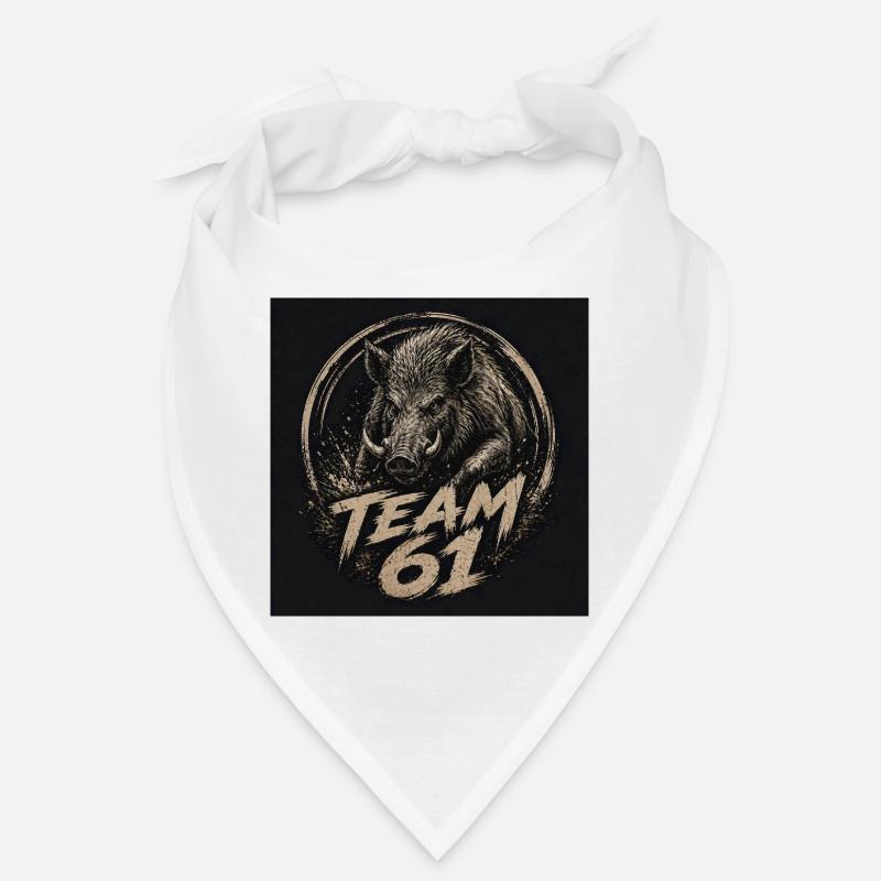 Team 61 Wildschwein Kraftlogo Bandana