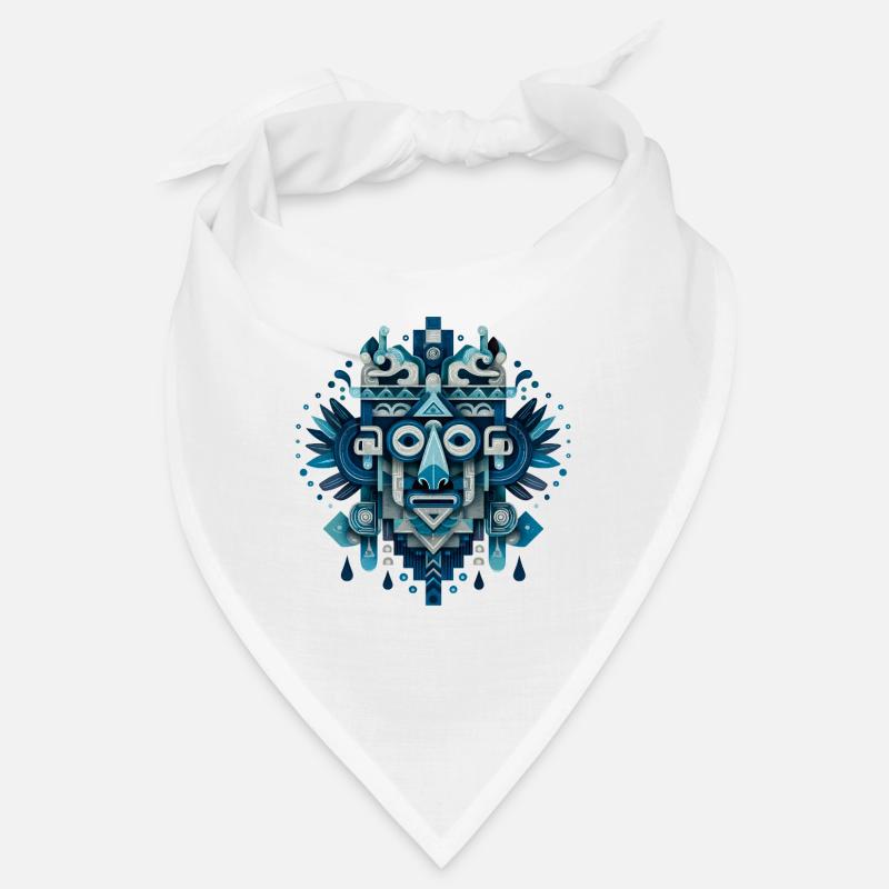 Tlaloc – Aztekischer Regengott Bandana
