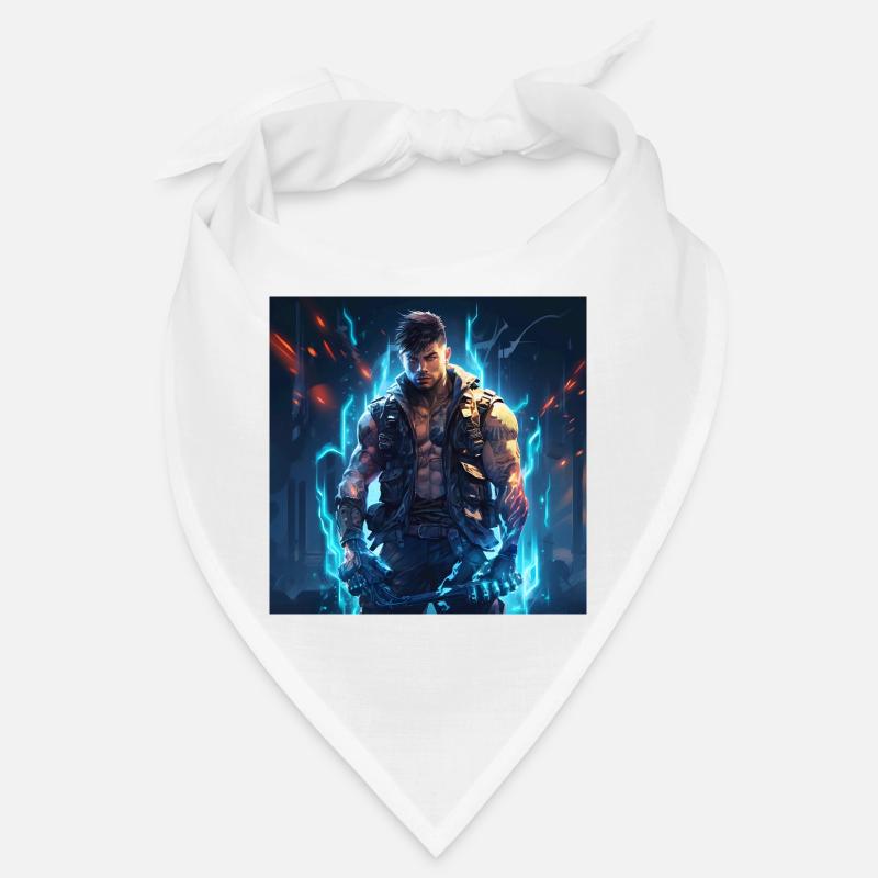 Nebula Ranger Neon Warrior Bandana