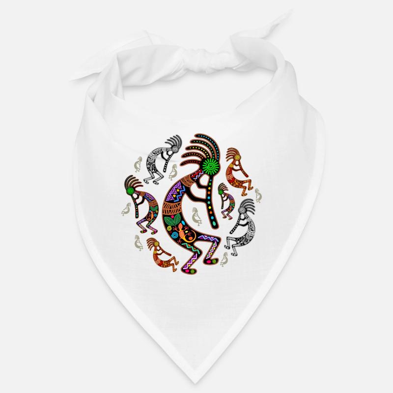 Kokopelli-Regenbogenfarben Bandana