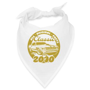 16. Geburtstag - Klassiker Musclecar 07/2010 - Bandana - Weiß - Vorne