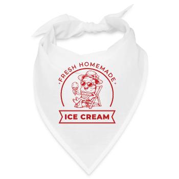 Fresh Homemade im Liegestuhl - Bandana - Weiß - Vorne