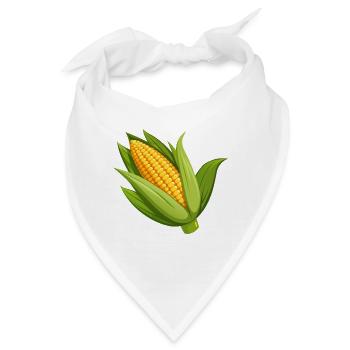 Maiskolben - Bandana - Weiß - Vorne