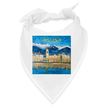 Ascona Farbspiel Küstenstadt - Bandana - Weiß - Vorne