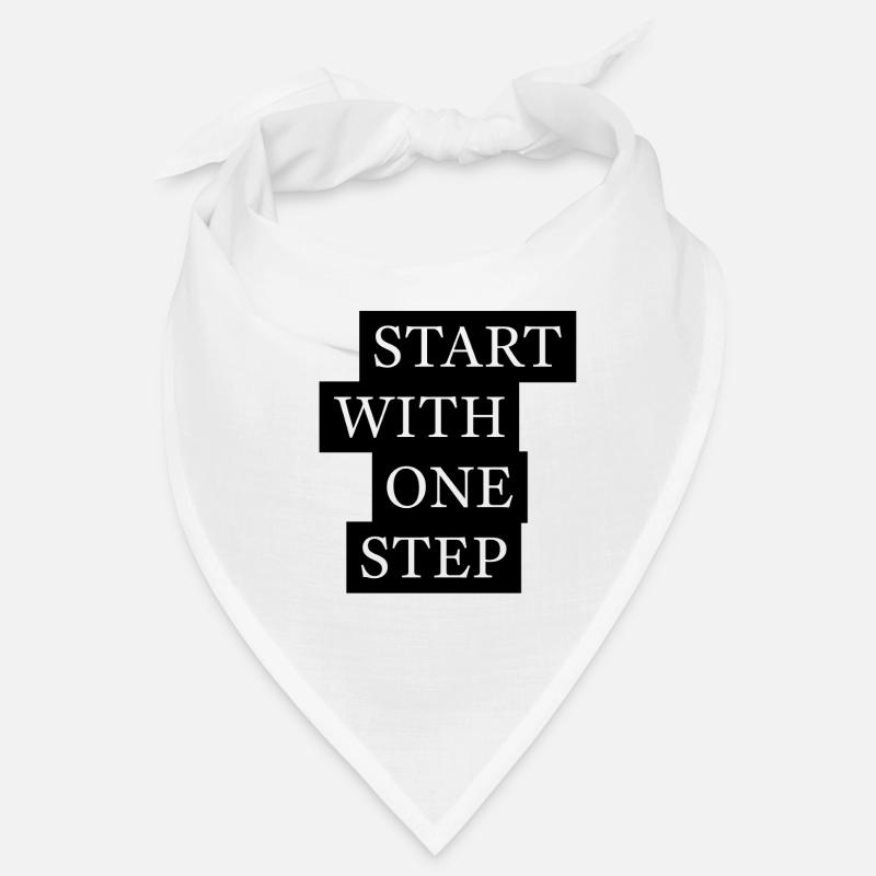 Start With One Step Motivation Bandana