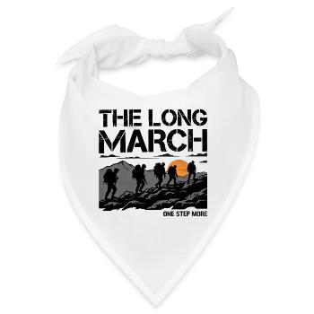 Der Lange Marsch Bergsteiger-Trek - Bandana - Weiß - Vorne