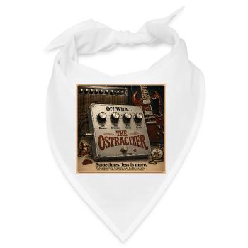 The Ostracizer – Fiktives Gitarrenpedal #21 - Bandana - Weiß - Vorne