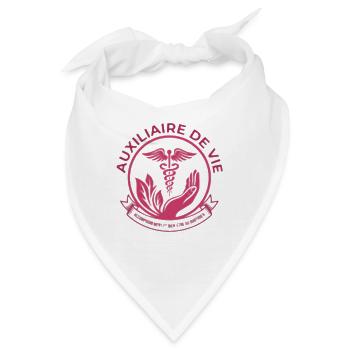 Social Life Assistant(pink) - Bandana - Weiß - Vorne