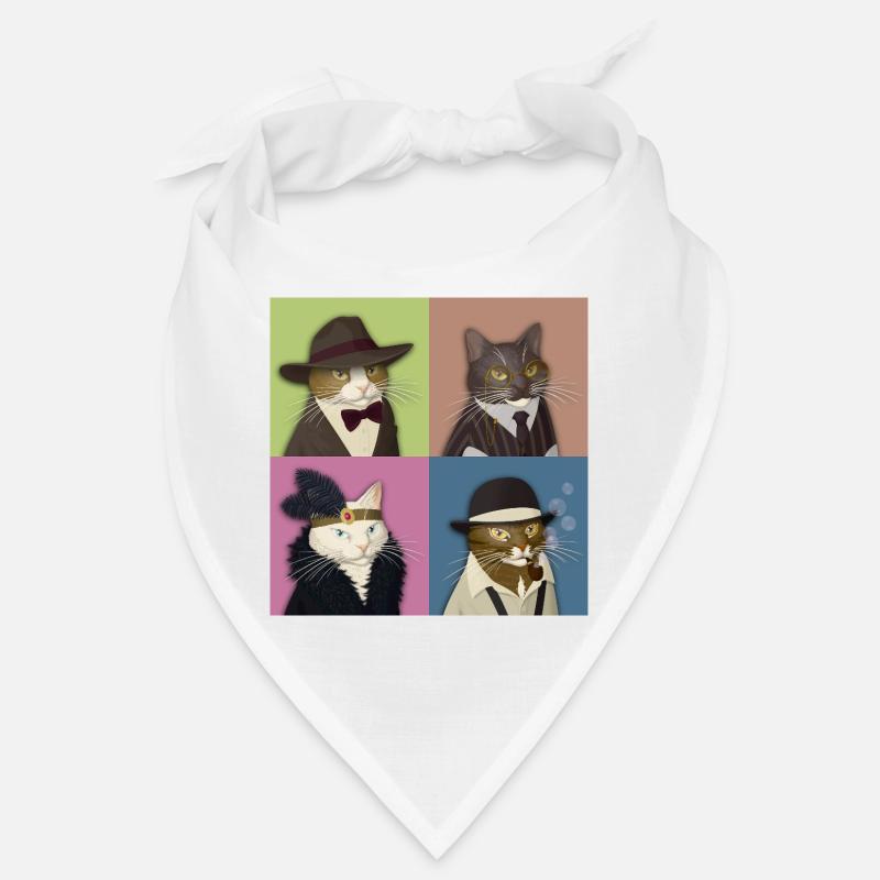 Dapper Cats Quartet Bandana