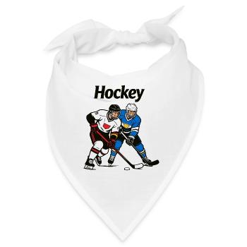 Eishockey - Bandana - Weiß - Vorne