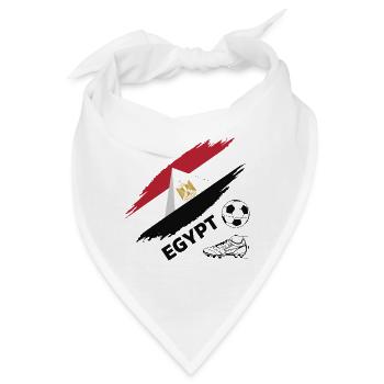 Ägypten Fußball Ägypten Fußball Fan Trikot - Bandana - Weiß - Vorne