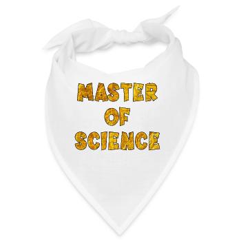 Abschluss Master of Science - Bandana - Weiß - Vorne