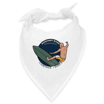 Vintage Margaret River Western Australia Brandung - Bandana - Weiß - Vorne