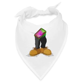 PROFIL GENOMMEN - Bandana - Weiß - Vorne