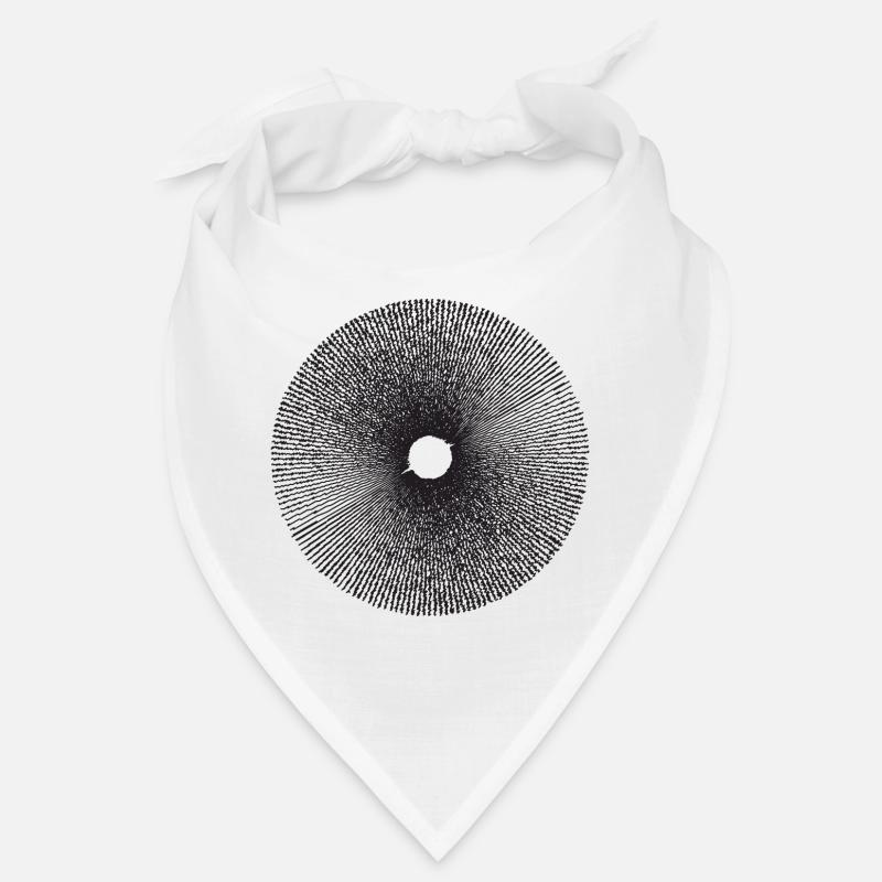 Radiales Sunburst-Ringmuster Bandana