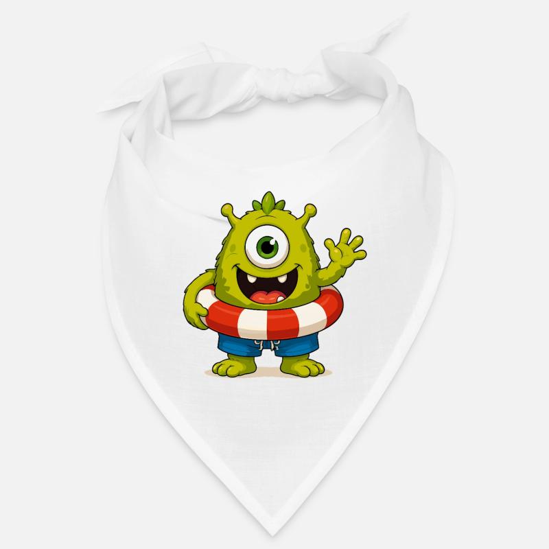 Monster mit Badehose Bandana