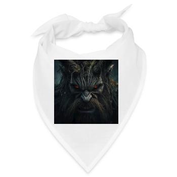 Der Zorn von Leszy Borowa – Slawische dunkle Fantasy - Bandana - Weiß - Vorne